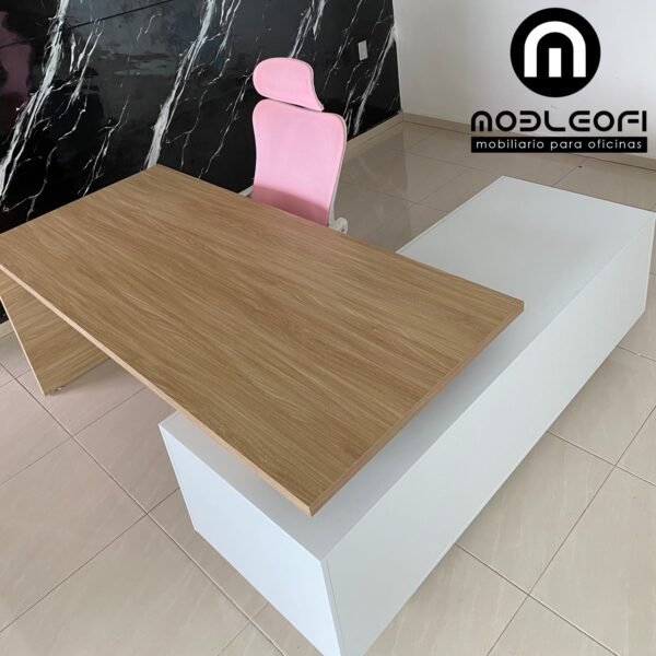 Escritorio Ejecutivo en L Modelo L024 | Mueble de Oficina de Alta Gama, muy amplio.