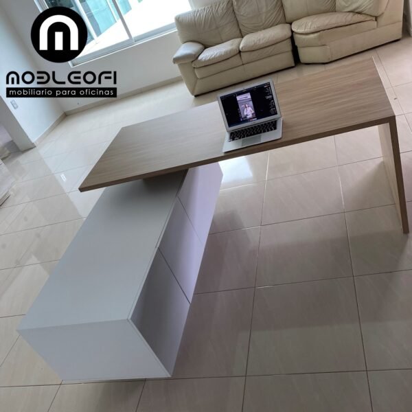Escritorio Ejecutivo en L Modelo L024 | Mueble de Oficina de Alta Gama, muy amplio.