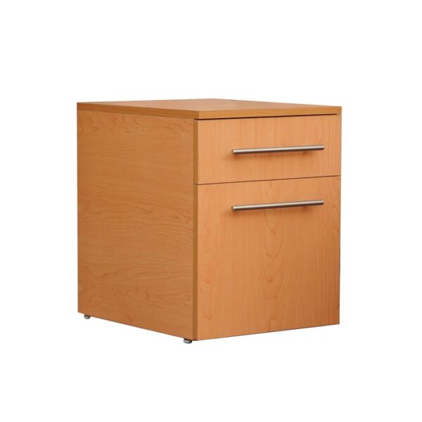 Archivero con 1 cajón papelero y 1 cajón archivero