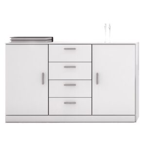 Bufetera Archivero con 4 cajones papeleros y 2 puertas