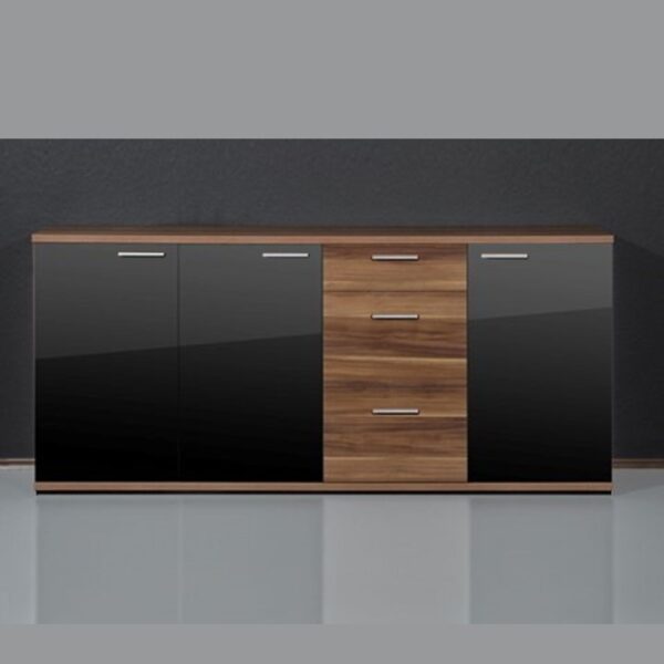 Archivero Credenza Bufetera de 1 cajón papelero, 2 cajones archiveros y 3 puertas Archivero Credenza Bufetera de 1 cajón papelero, 2 cajones archiveros y 3 puertas