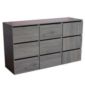 Archivero, Credenza, Bufetera con 9 cajones archiveros