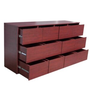 Archivero, Cajonera, Bufetera, Credenza con 12 cajones archiveros