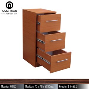 Mobleofi, Cajonera Archivero tamaño carta