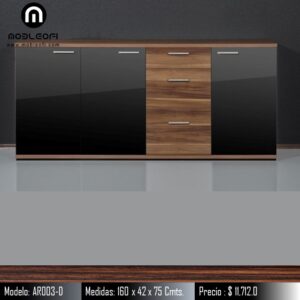 Mobleofi, Credenza Bufetera archivero moderno multifuncional