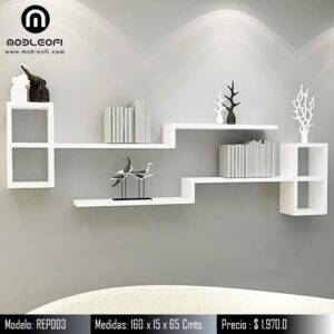Mobleofi, Librero repisa flotante moderno minimalista