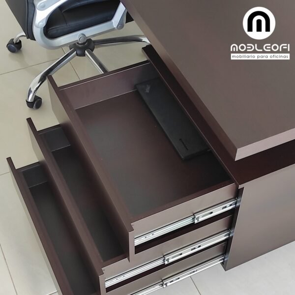 MobleOfi, Escritorio moderno cajonera amplia, R010