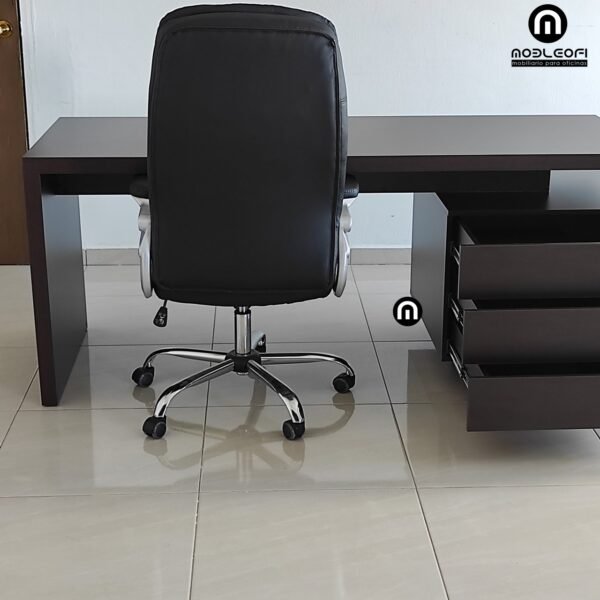 Escritorio ejecutivo moderno minimalista, con cajones muy amplios, ID: R010