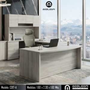 Mobleofi | Escritorio ejecutivo moderno, estilo clásico, para casa u oficina Mobleofi | Escritorio ejecutivo moderno, estilo clásico, para casa u oficina